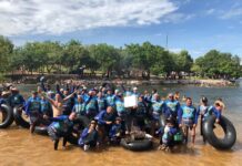 10º descida de boia do grupo Baianos Unidos.